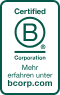 Certified B Corporation – Mehr erfahren unter bcorp.net